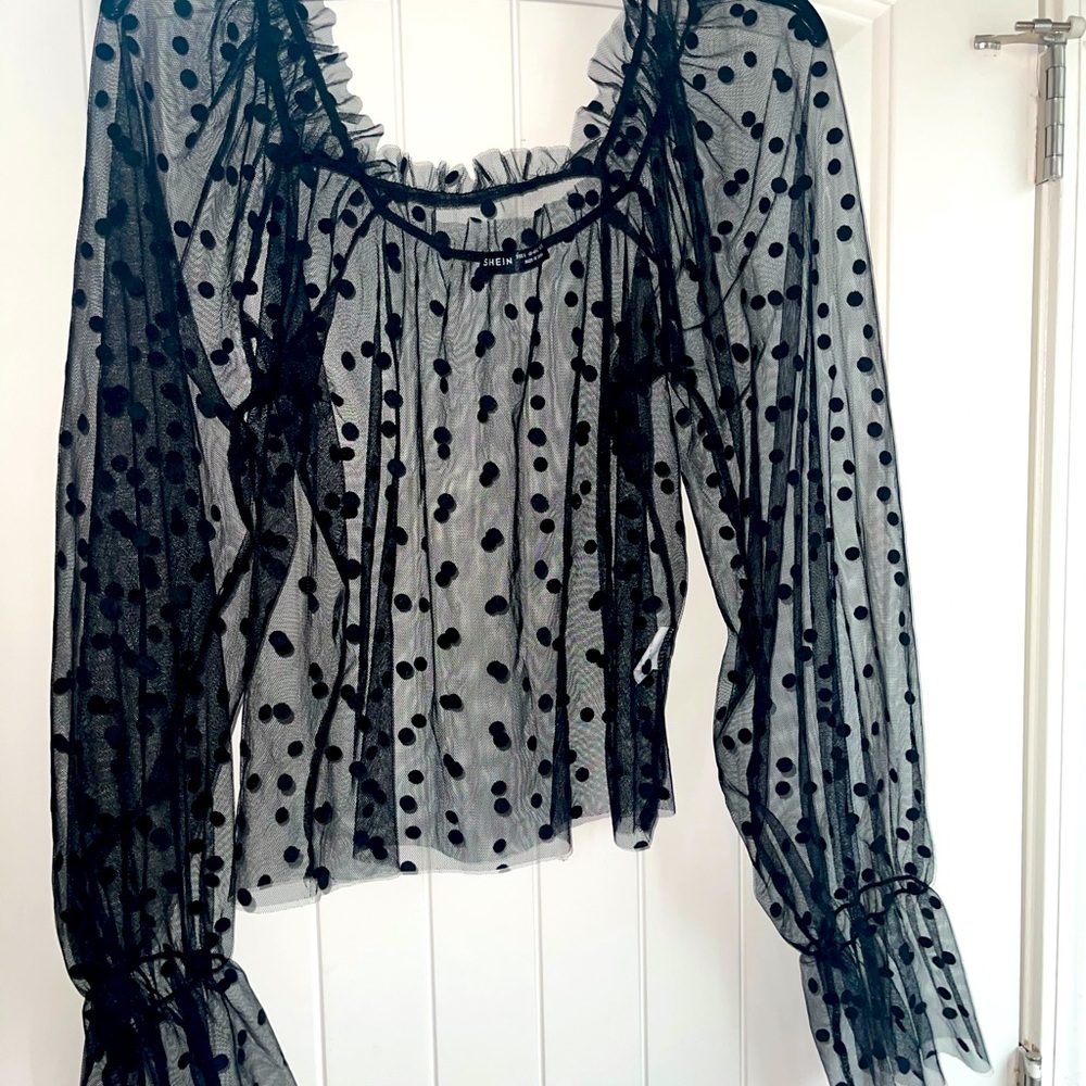 Polka dot long sleeve